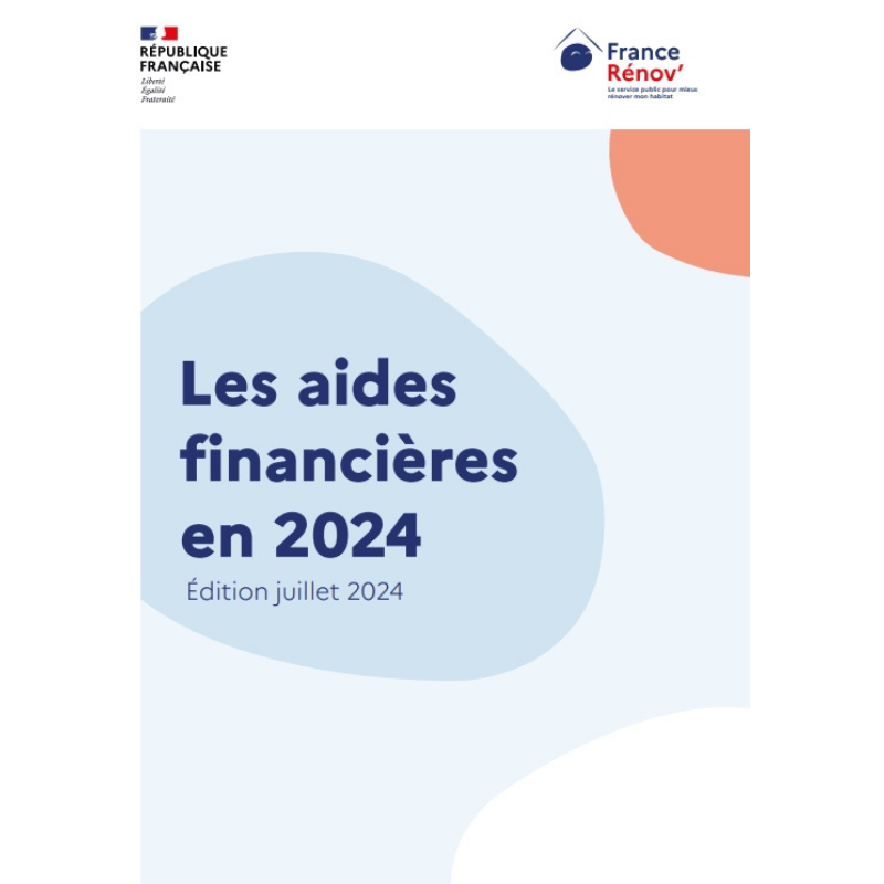 Couverture du guide des aides financières 2024